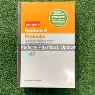 Kordel's Restore II Probiotic with 10 Billion CFU/CAPSULE Lactobacillus Bifidobacterium[30's 7285] W