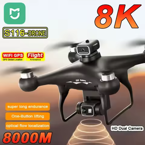 MIJIA S116 MAX Drone 5G 8K HD Camera Brushless Motor Obstacle Avoidance Helicopter Optical Flow Quad