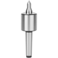 MT2 Live Center 0.0002 "Swivel Top MT3 Mohs No. 4 60 Degree Through Tip Active Thimble