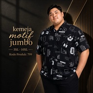 KEMEJA ICW Men's Rayon Shirt Jumbo Motif 10xl Oversized rayon shirt 9xl 6xl xxxl xxxxxl