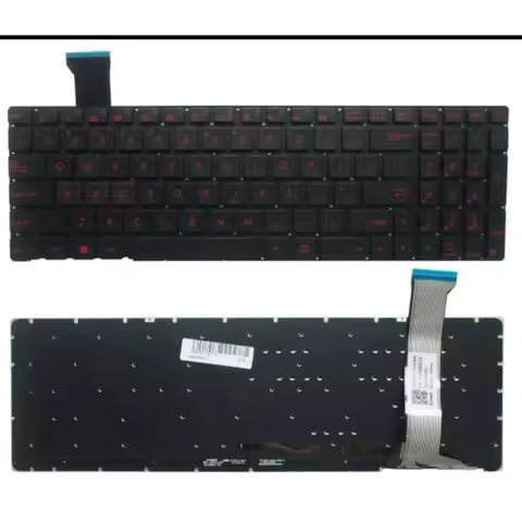 New For ASUS G552V G552VW G552VX FZ50JX GL752VW Keyboard RED Backlit US