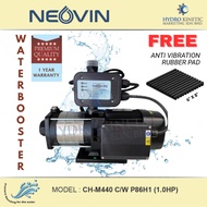 Home Water Pump Booster Pressure Pump, Neovin CH-M440 c/w P86H1 PC (1.0HP) Pam Air, Suitable 3-4 Bat