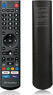 Genuine vSeeBox V3 Pro Bluetooth, Voice Command Remote Control Compatible with vSeeBox V5 Pro, V3 Pl