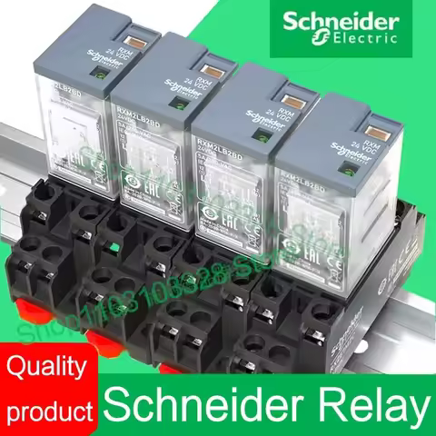 Original Genuine Schneider Relay Middle RXM2LB2BD/DC24V/220V V 4AB/P7 Small AC 14-Pin 8-Pin RXM Seri