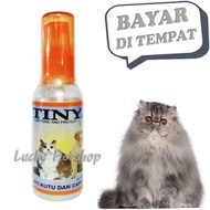 Obat Kutu Kucing Anjing TINY Spray Anti Parasit Caplak Basmi Pinjal Low Toxic And Protect