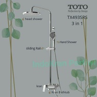SHOWER MANDI COLUMN SET 3 way TOTO TX493SRS - SHOWER MANDI TIANG TOTO