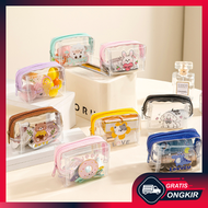 Gratis Ongkir - Dompet Mini Karakter Lucu / Pouch Koin Transparan