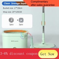 YQ5 Floor Mop with Spin Bucket 360 Rotatable Automatic Separation Microfiber Triangle Mop Spin Window Washing Mop Home C