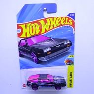 Hot Wheels DMC Delorean Black Pink Hot Wheels Diecast Car