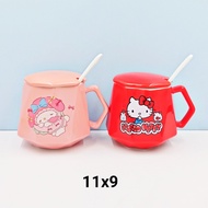 8-square CERAMIC LID GLASSES |Melody SEGI-8 CERAMIC LID GLASSES |Kuromi 8-SQUARE CERAMIC LID GLASSES