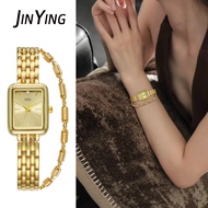 Lovito Watch For Woman Gold Chains Seiko Watch Stainless Steel Ladies Watch Bracelet watch Relo