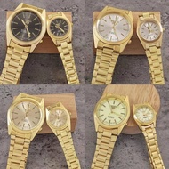 MAii Gold Silver metal couple watches watch Relo SK0 seiko