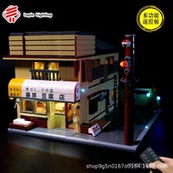 Lampu blok bangunan DIY sesuai untuk set lampu LED Double Eagle Cada C61031 Street View Initial D Fu