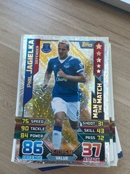 Match attax trading card game