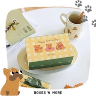 Happy EVERYDAY Cake Box Made Of Ecstatic Paper, Boat Cake Box, nougat Candy, Moon Cake Box