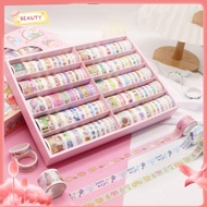 Beauty 100Rolls/Set Washi Tape Kartun Kualitas Tinggi Gadis Hati Kecil