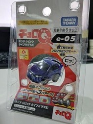 Tomy Tomica Choro Q e-05 Honda Civic Type R FK8 Blue