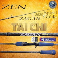 2025 ZEN ZAGAN TAI CHI BAITCASTING SPINNING JIGGING BOTTOM FISHING ROD SPIRAL GUIDE TAICHI