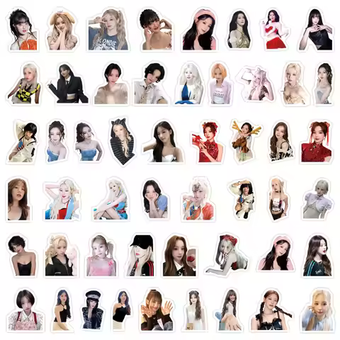 105PCS KPOP Korean Girl Group Gidle Stickers Personalized Creative Decoration Bookshelf Skateboard H
