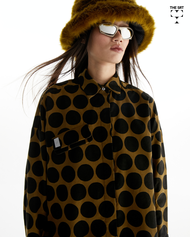 The SRT X14 (TBL242) Polkadot Corduroy Shirt - เสื้อเชิ้ตผ้าลูกฟูกลายจุด