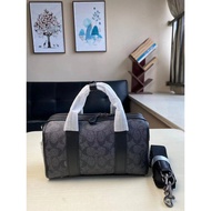 Men Women Printing Flat Casual Bag Luggage Bag Canvas Old Flower Boston Pattern coach Messenger Bag 