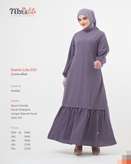 GAMIS NIBRAS LITE 031 / BAJU NIBRAS TERBARU / GAMIS BUSUI LONGDRESS GAMIS DAILY KEKINIAN 2025