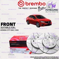 HONDA CITY GN2 GN5 2020YR TOO - BREMBO SPORT BRAKE DISC ROTOR / DISC BRAKE BREMBO / BREMBO BRAKE PAD