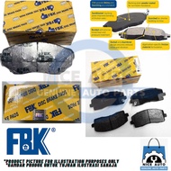 HONDA CITY T9A / JAZZ T5A (FRONT DEPAN) 100% FBK BRAKE PAD 1SET 4PCS FD5868MS FBK