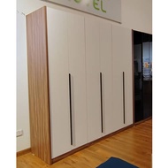 6 pintu Almari baju berpintu buka 6 door wardrobe Swinging door wardrobe