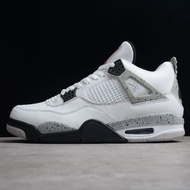 Air Jordan 4 White Cement Men And Women Basketball Shoes AJ4 Sneakers AJ Sport Shoes 840606-192 Q6EM