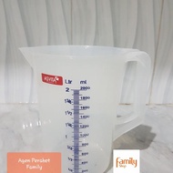 Flattakar | Measuring Cup / Measuring Cup / Plastic Measuring 2 Liter Asvita Plast Thick
