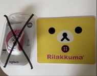 Logitech LINE FRIENDS 無線滑鼠 + Rilakkuma 滑鼠墊