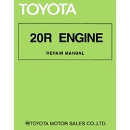 TOYOTA ENGINE 20R SERVICE WORKSHOP MANUAL
