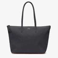 LACOSTE Women's Branded Shopping Bag Original Shoulder Bag Wanita Grey