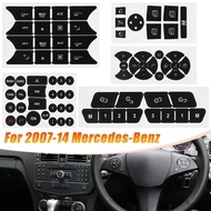 Door Steering A/C Window Radio Button Repair Stickers For Mercedes-Benz C-Class W204 S204 C204 E-Cla