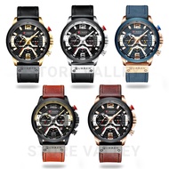 100% Original Curren 8329 Luxury Chronograph Men Watch Leather Luxury Waterproof Sport Watch For Men
