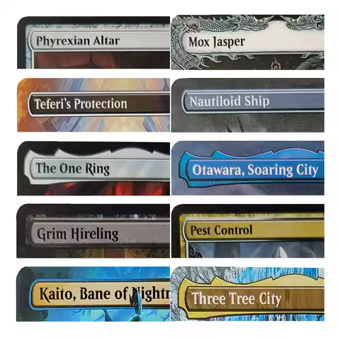 Custom Proxy High Quality Non Foil Cards Ugin, Eye of the Storms Three Tree City Pest Control Kaito,