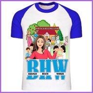 ☫ ◎ ◮ Barangay Health Worker BHW Tshirt - Sublimated Print