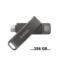 SanDisk iXpand Flash Drive Luxe 256G (SDIX70N-256G-GN6NE) แฟลชไดรฟ์ทูอินวันสำหรับ iPhone และ USB Typ