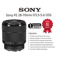 SONY FE 28-70MM F/3.5-5.6 OSS LENS FULL FRAME FORMAT (1 YEARS WARRANTY) SONY MIRRORLESS CAMERA FULL 