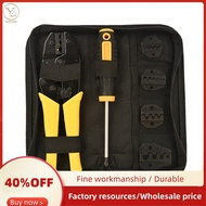 Wire Crimper Tool Set Crimping Pliers Tool Set Cable Scissors and Wire Stripper Terminal Crimper Set