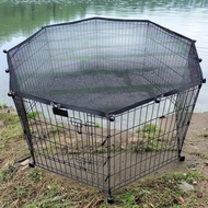 Playpen Cover Dog Playpen Cover Sun/Rain Proof Top Cover Playpen Cover Fits 8 Panels Dog Pen for Out