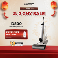 Uwant D500 Cordless Wet Dry Vacuum Cleaner | 65°C Hot Air Dry | 180° Lie Flat | All-in-One Water Tan