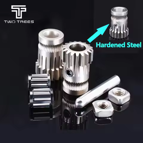 Dual Drive Gear Extruder kit Cloned Btech for Prusa i3 3D Printer Part Hardened Steel Bowden Extrusi