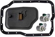 4F27E FN4A-EL Transmission Shift Solenoid W/Filter Gasket KIT 99-UP Replacement for Ford Mazda