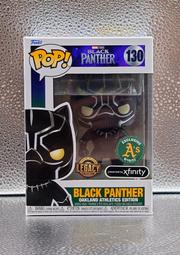 Funko pop 黑豹 MLB 奧克蘭運動家場館限定 公仔 搖頭娃娃 Marvel