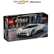 Toys Kingdom Lego Speed Champions Bugatti Centodieci Set 291 Pcs 77240 - White Block Bricks Kids Toy