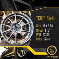TC1O5 Style 17 x 8.0JJ 4X100 Silver