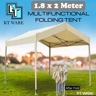 KT WARE 1.8x2M FOLDING TENT FOLDING CANOPY KHEMAH LIPAT BAZAAR CANOPI UMBRELLA TENT CAMPING TENTAGE 