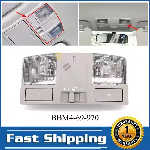 For Mazda 3 2010-2013 Car Overhead Console Map Lamp Light Interior Roof Reading Light Auto Interior 
